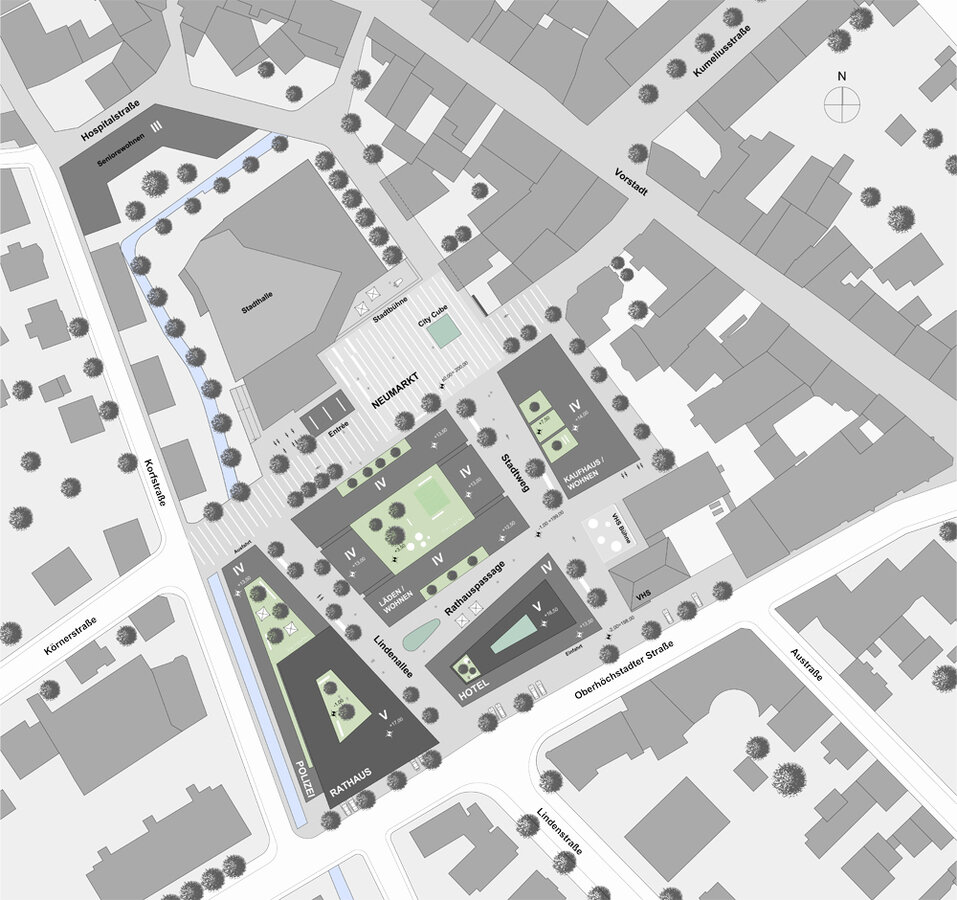 Entwicklungsstudie Rathausareal Obersursel3
